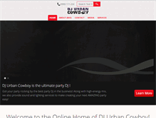 Tablet Screenshot of djurbancowboy.com